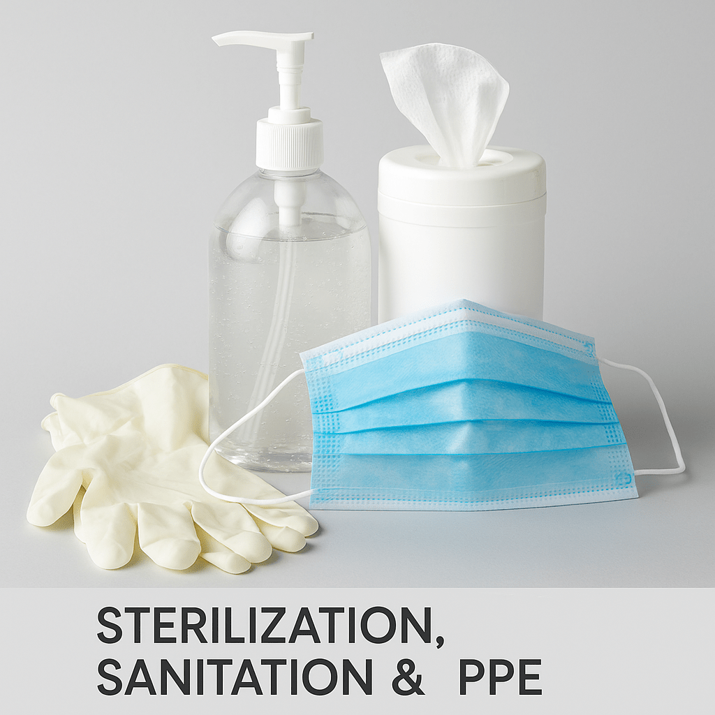 Sterilization, Sanitation & PPE