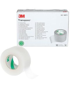 3M Transpore Surgical Tape, 9.1 Meter, Pack of 1 box