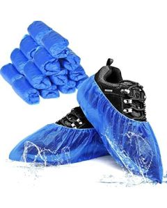 Disposable Shoe Boot Covers Waterproof, Pack of 100