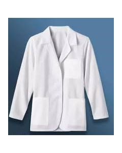 White Unisex Cotton Apron Full Sleeves For Medical Proffesion
