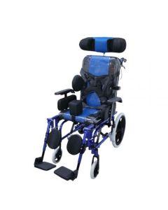 GHS Polaris K Peadiatric Wheelchair, Fully Reclining Wheelchair with Adjustable Headrest