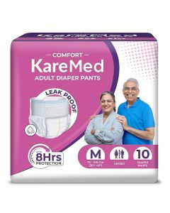 KareMed Comfort Adult Diaper Pants, 10 Count, Unisex