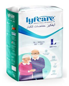 Lyfcare Adult Pull Up Diaper Pants for women & men, Pack of 20 Pcs