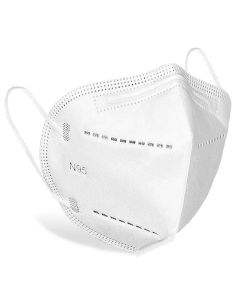 N95 mask with 5 layer Non Woven and Meltblown Protection Face Mask(White, (Pack of 10)