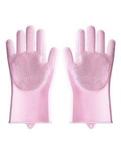 Silicpone Brush Gloves, Pack of Pair