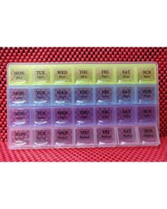 Tablet Box, Weekly Pill Organizer