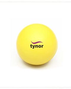 TYNOR Exercising Ball Pu, Yellow, Ortho, Pack of 1