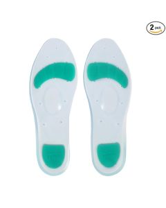 Tynor Insole Full Silicone, White, Pack of Pair