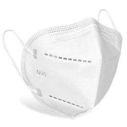 N95 mask with 5 layer Non Woven and Meltblown Protection Face Mask(White, (Pack of 10)