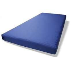 Plain Blue Single Fold Foam mattress