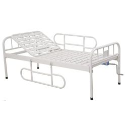 Manual Semi Fowler Backrest Bed with Foam Mattress Classic