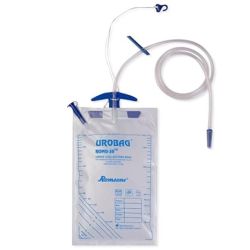 Romsons ROMO 30 Urine Collection Disposable Bags, With Ziplock, Pack of 5