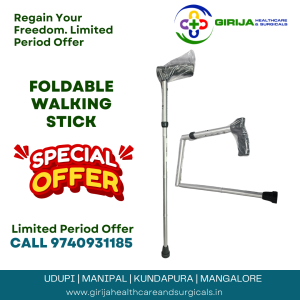 Special Offer on Foldable Walking Stick by Girija Surgicals