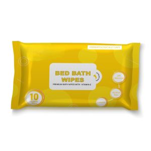Adult Bath Wipes Pack of 5, 10 Count/Pack