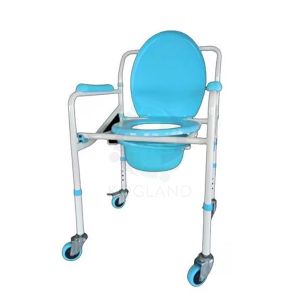 Aqua 5 CMD - MS Blue Commode Wheelchair