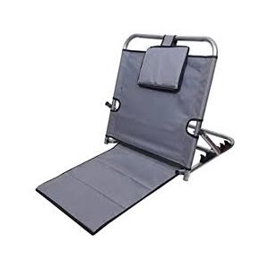 Bed Back Rest, Grey, Universal Size, 1 Unit