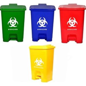 Plastic Pedal Dustbin, Biobin - 60 Ltr, Pack of 1