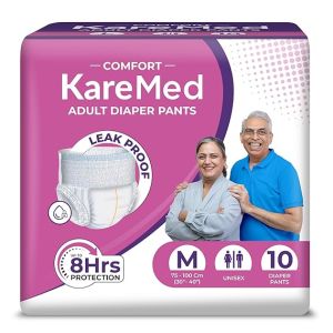 KareMed Comfort Adult Diaper Pants, 10 Count, Unisex