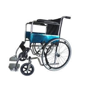 Mednor Fighter 3C Chrome coated Foldable Wheel Chair