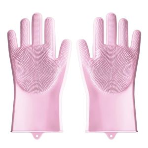 Silicpone Brush Gloves, Pack of Pair