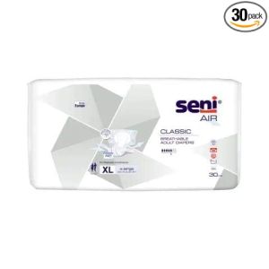 Seni Air Classic Adult Diaper, Stick, Pack of 30