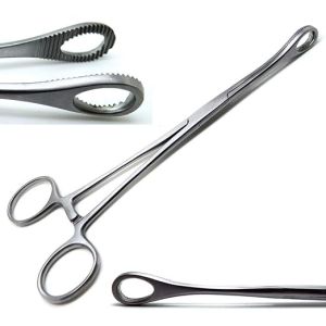 Stainless Steel Sponge Holding Forceps
