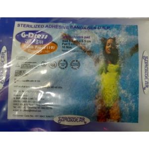 G-Dress Swim Proof Sterilized Adhesive Bandages, Pack of 10