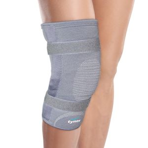 TYNOR Knee Cap With Rigid Hinge, Grey, 1 Unit