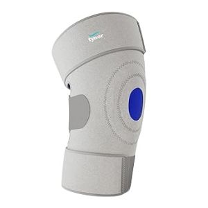 TYNOR Knee Wrap (Neoprene), Grey, Universal Size, 1 Unit