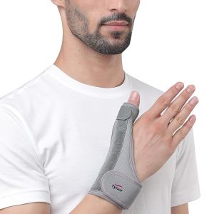 Tynor Thumb Spica Splint, Grey, Universal Size, 1 Unit 