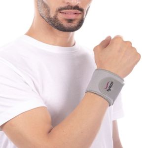 TYNOR Wrist Wrap (NEOPRENE),Grey, Pack of 1
