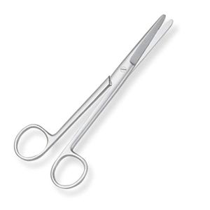 Mayo Scissor Straight stainless steel