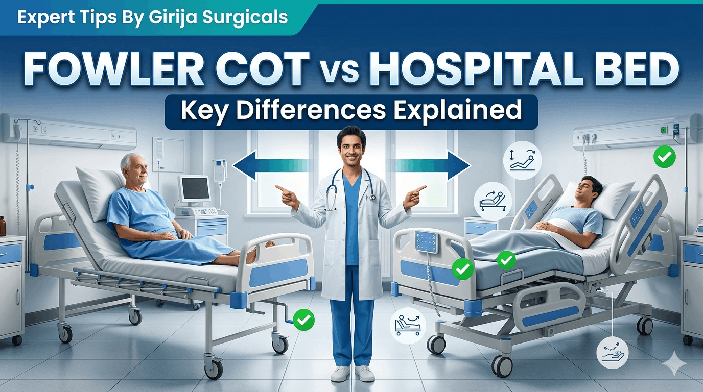 Fowler Cot vs Hospital Bed: Key Differences Explained