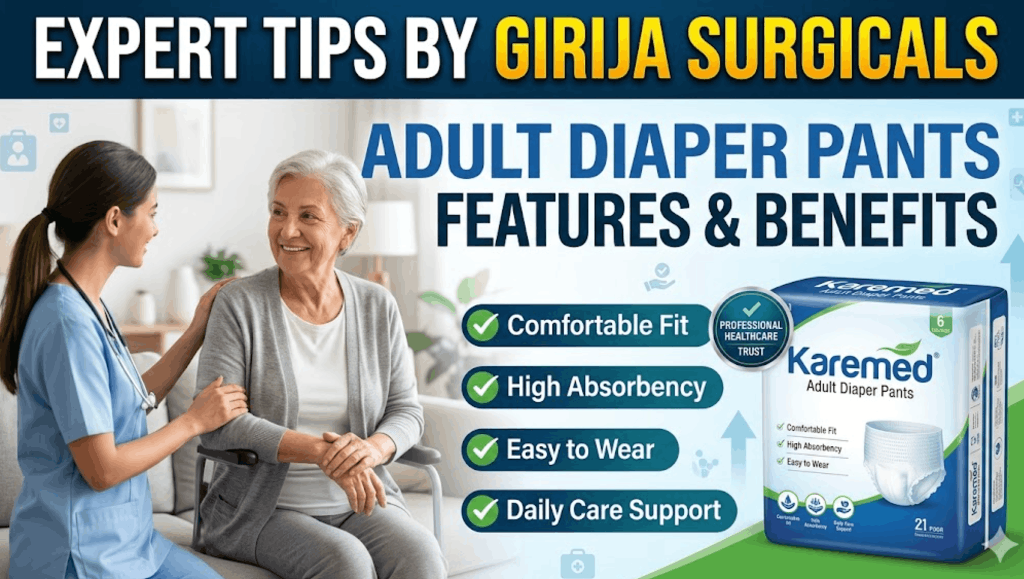 Karemed Adult Diaper Pants: Features & Benefits
